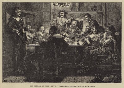 Ben Jonson al Devil Tavern, introduzione di Randolph da J.M.L. Ralston